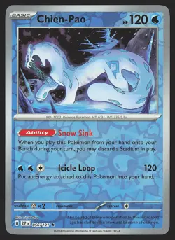 SV08: Surging Sparks Chien-Pao #056/191 Reverse Holo Pokemon Card - Image 1