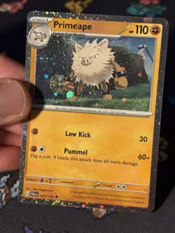 Pokemon Cards Primeape 107/193 Cosmos Holo Collection Promo - (NM) - Image 2