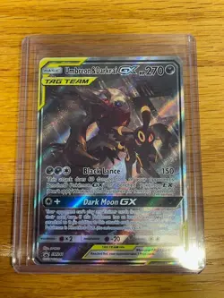 Umbreon & Darkrai GX SM241 Tag Team Black Star Promo 2020 Pokemon Card - Image 2