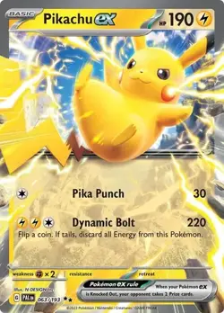 Pikachu ex 063/193 SV02: Paldea Evolved - Pokemon Card - NM - Image 1