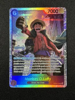 Monkey.D.Luffy ST26-005 SR ONE PIECE Card Game NM Purple Starter Deck 26 NM - Image 1