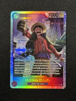 Monkey.D.Luffy ST26-005 SR ONE PIECE Card Game NM Purple Starter Deck 26 NM - Image 1