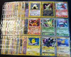 Lot of 90 ALL HOLO Vintage Pokemon Card Binder Collection - Image 1