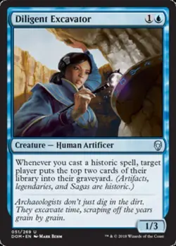 Diligent Excavator X4 (Dominaria (2018)) MTG (NM) *CCGHouse* Magic - Image 1