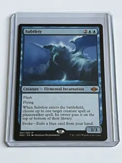 Subtlety 67 MTG Modern Horizons 2 2021 Mint - 9.0 + Non Foil Mythic Rare - Image 1
