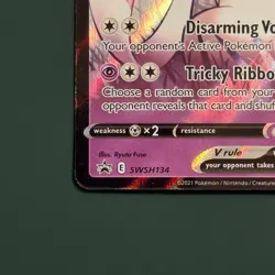 Pokemon Dark Sylveon V Full Art Holo Promo Card SWSH134 Sword & Shield - Image 5