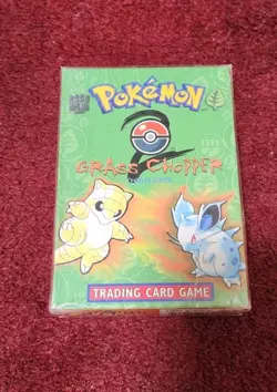 Pokemon / Grass Chopper / Starter Theme Deck / Sealed WOTC Wizards Base Set 2 - Image 1