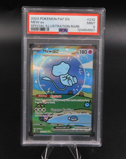 Pokemon 2024 Bubble Mew EX Paldean Fates #232/091 Sir PAF PSA 9 - Image 1