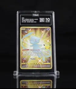 2021 Pokemon Sword & Shield Celebrations 025 TAG 10 Full Art Secret Rare Gold - Image 1