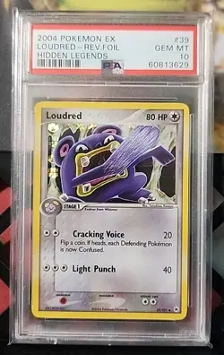 POP 11! Loudred 39/101 Hidden Legends Reverse Holo Pokemon Psa 10 - Image 1