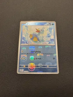 Pokemon TCG Ducklett 025/086 (Master Ball Pattern) SV: White Flare Near Mint - Image 2
