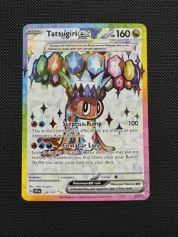 Pokemon TCG Tatsugiri ex 226/191 SV08: Surging Sparks Ultra Rare Near Mint - Image 1