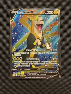 Pokemon TCG Boltund V (Full Art) 246/264 SWSH08: Fusion Strike Ultra Rare NM - Image 1