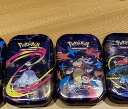 Pokemon TCG Mega Evolution - Mega Heroes Mini Tin Set of 5 Sealed fast 📦🔥 - Image 2