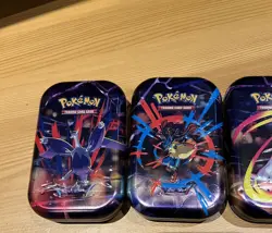 Pokemon TCG Mega Evolution - Mega Heroes Mini Tin Set of 5 Sealed fast 📦🔥 - Image 3