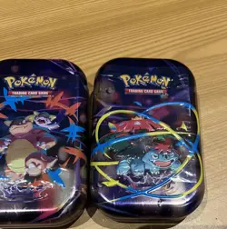 Pokemon TCG Mega Evolution - Mega Heroes Mini Tin Set of 5 Sealed fast 📦🔥 - Image 4