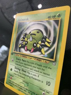 [NM] 2000 Pokemon Neo Genesis Spinarak 1st Edition #75/111 - Image 2