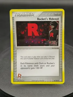 POKEMON TCG ROCKET'S HIDEOUT 87/109 REVERSE HOLO | NM | EX TEAM ROCKET | 2004 - Image 1