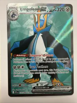Empoleon EX 114/094 Ultra Rare Full Art Pokemon TCG Phantasmal Flames (PFL) NM - Image 1