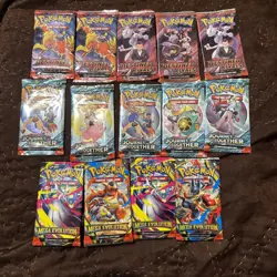 Pokemon TCG Mixed Loose Booster Packs New & Factory Sealed (Lot Of 14) - Image 1
