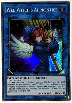 Wee Witch's Apprentice - Yugioh CYHO-EN049 - 1st Edition - SUPER RARE - Image 2