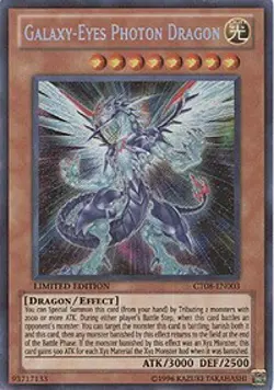 Galaxy-Eyes Photon Dragon-Secret Rare - Limited - CT08-EN003 - 2011 Collector... - Image 1