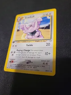 Pokemon Neo Genesis 1st Edition Uncommon Card Granbull 37/111 NearMint Condition - Image 3