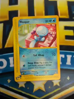 Pokemon Aquapolis E-Card Wooper 66/147 Near Mint NM - Image 1