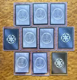 Lot Of 10 Star Wars CCG Game Cards -Luke, Vader, Han, Leia, Yoda, Boba Fett, Etc - Image 2