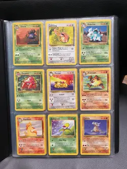 Vintage 1999 Pokemon Cards Collection Bundle Jungle Fossil Base Set No Duplicate - Image 1