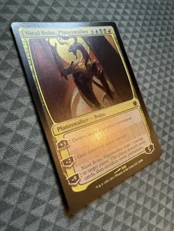 MTG Nicol Bolas, Planeswalker #42/80 Foil M Dual Decks: Ajani vs. Nicol Bolas - Image 3