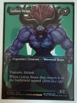 Magic the Gathering: Vincent Valentine (Borderless) Final Fantasy Foil NM - Image 2