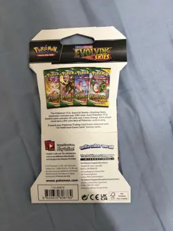 Pokemon TCG Evolving Skies Sleeved Booster Pack - Sword & Shield - New/Sealed - Image 2