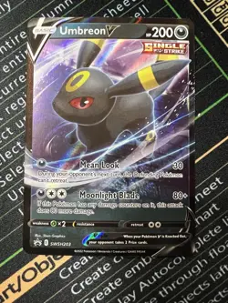 Pokemon TCG - 2022 Umbreon V SWSH203 - Black Star Promo Holofoil - NM - Image 1