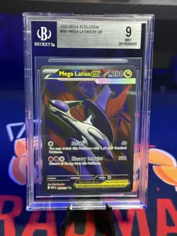 Mega Latias EX BGS 9 Ultra Rare Mega Evolution #163 Pokemon - Image 1