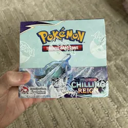 Pokemon Chilling Reign Booster Box *SEALED* (Corner Smushed) - Image 1
