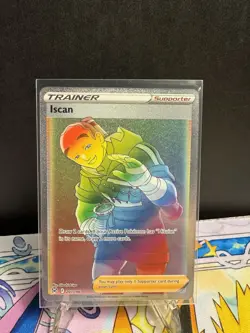 Pokemon TCG: Iscan (Secret) 207/196 Lost Origin - Rainbow Secret Rare NM - Image 2