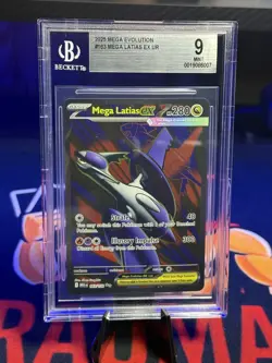 2025 POKEMON MEG EN-MEGA EVOLUTION ULTRA RARE #163 MEGA LATIAS EX BGS 9 - Image 1