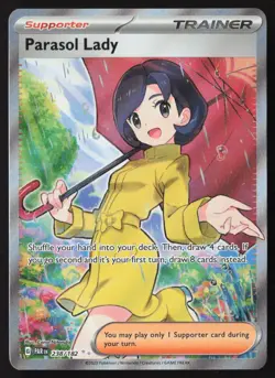Parasol Lady Full Art 238/182 Pokemon Paradox Rift - Image 1