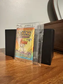 Pokemon TCG Gym Heroes Unlimited Booster Pack misty WOTC 1999 SEALED - Image 1