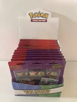 Pokemon Ascended Heroes Tech Sticker Collection Display Case - Complete - Image 1