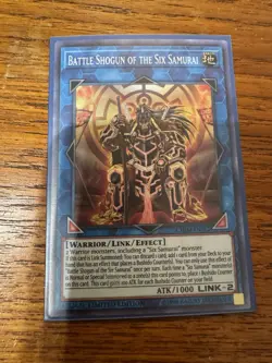Yugioh Battle Shogun Of The Six Samurai CHIM-ENSE2 Super Rare Limited Edition NM - Image 1