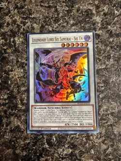 Yugioh Legendary Lord Six Samurai - Shi En - ROTA-EN039 - Ultra Rare - NM - Image 1