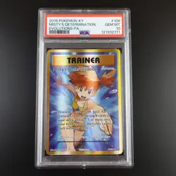 PSA 10 Misty's Determination 108/108 Pokemon Evolutions Holo Graded Card - Image 1