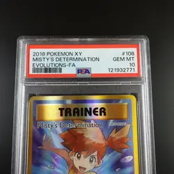 PSA 10 Misty's Determination 108/108 Pokemon Evolutions Holo Graded Card - Image 2