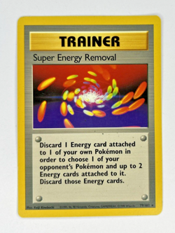 Pokemon TCG Super Energy Removal Base Set Unlimited Rare Card 79/102 LP - Image 1