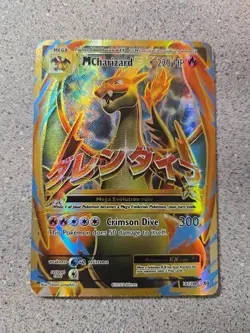 Pokemon Mega M Charizard EX Evolutions Holo Full Art Ultra Rare Card 101/108 Dmg - Image 1