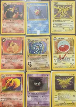 - Old Pokemon Cards - 100% Vintage - ONLY WOTC￼ HAS JUNGLE￼, ROCKET, FOSSIL - Image 1