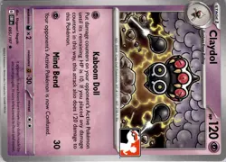 Claydol 095/197 Play! Prize Pack Series Stamped Pokemon Card TCG - Image 5
