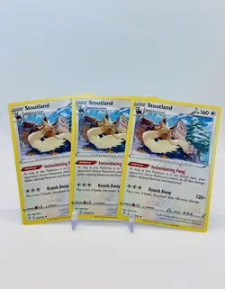 3X - Stoutland 135/203 Rare Non Holo Evolving Skies Pokemon TCG Card NM+ - Image 1